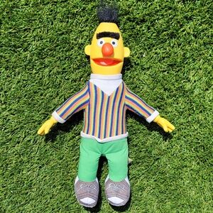 VINTAGE EUC 1985 Applause Sesame Street BERT Vinyl Plush Doll